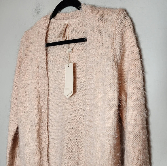NWT Ashley by 26 international soft pink cardigan sweater - Picture 12 of 15